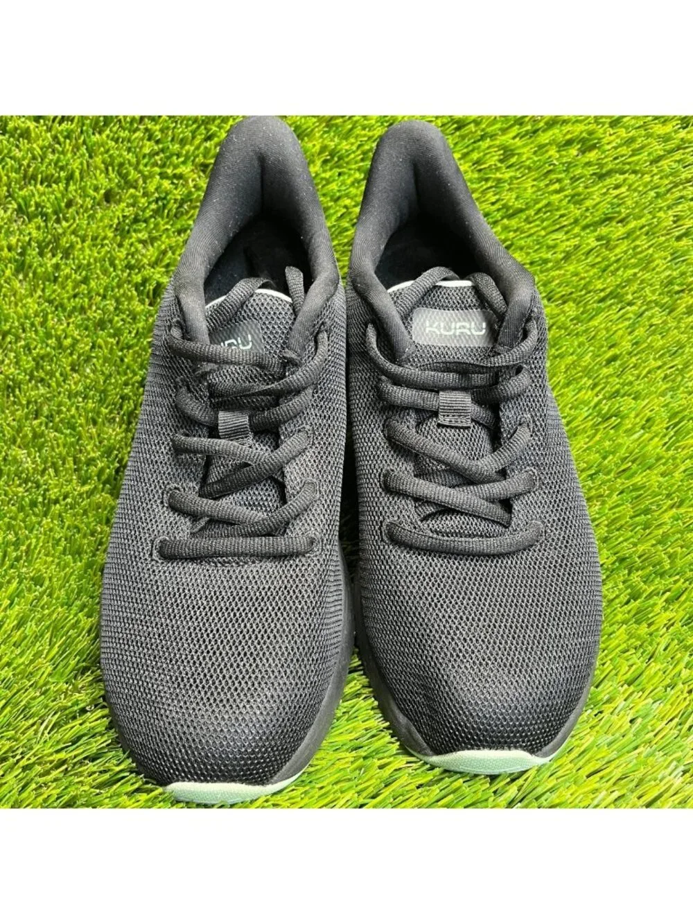 Kuru Flex Via Womens Size 6.5 Black Athletic Running Walking Shoes Sneakers